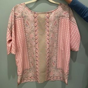 Womens short sleeve blouse